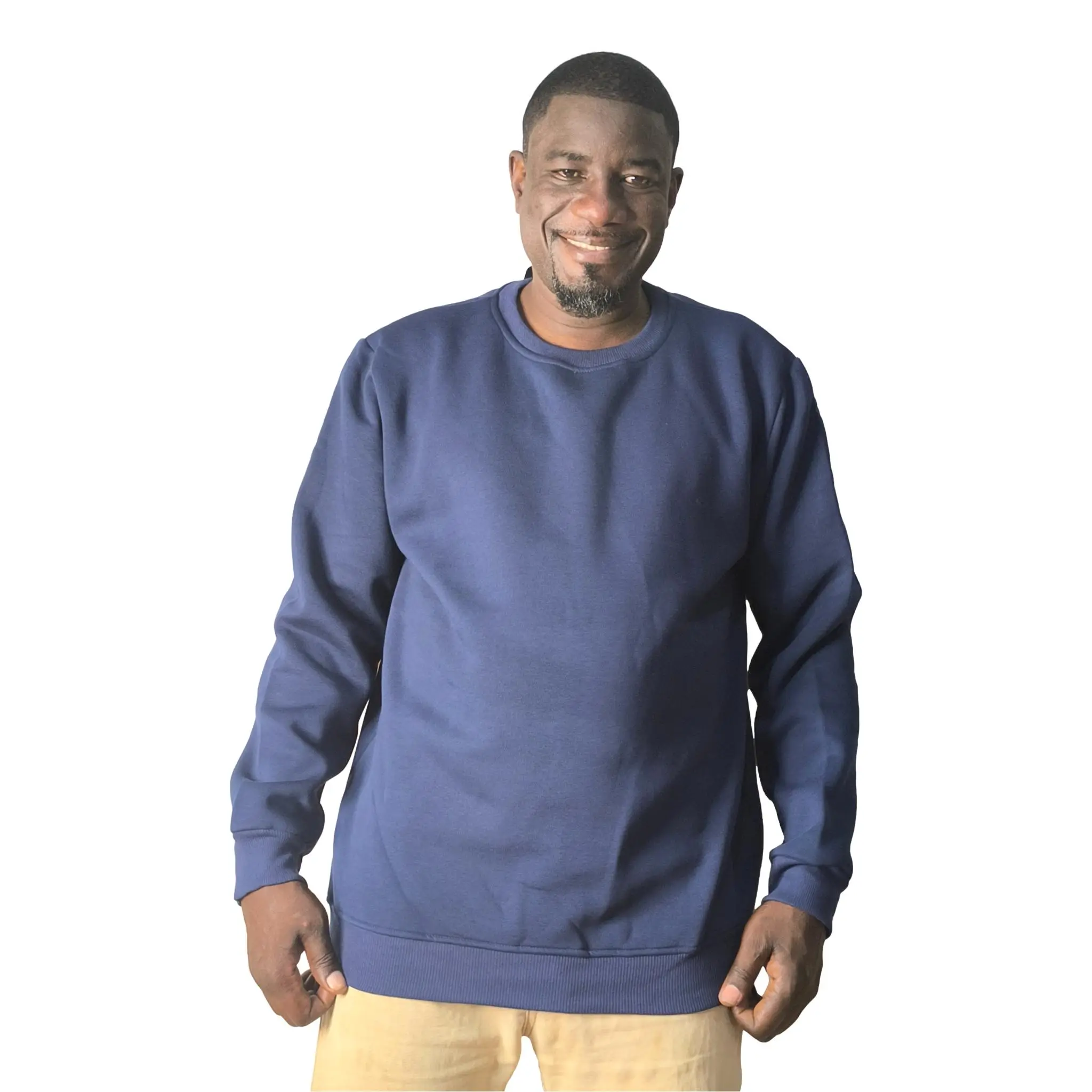 Pull col rond grande taille – Homme Dakar | AMCHOU Sénégal