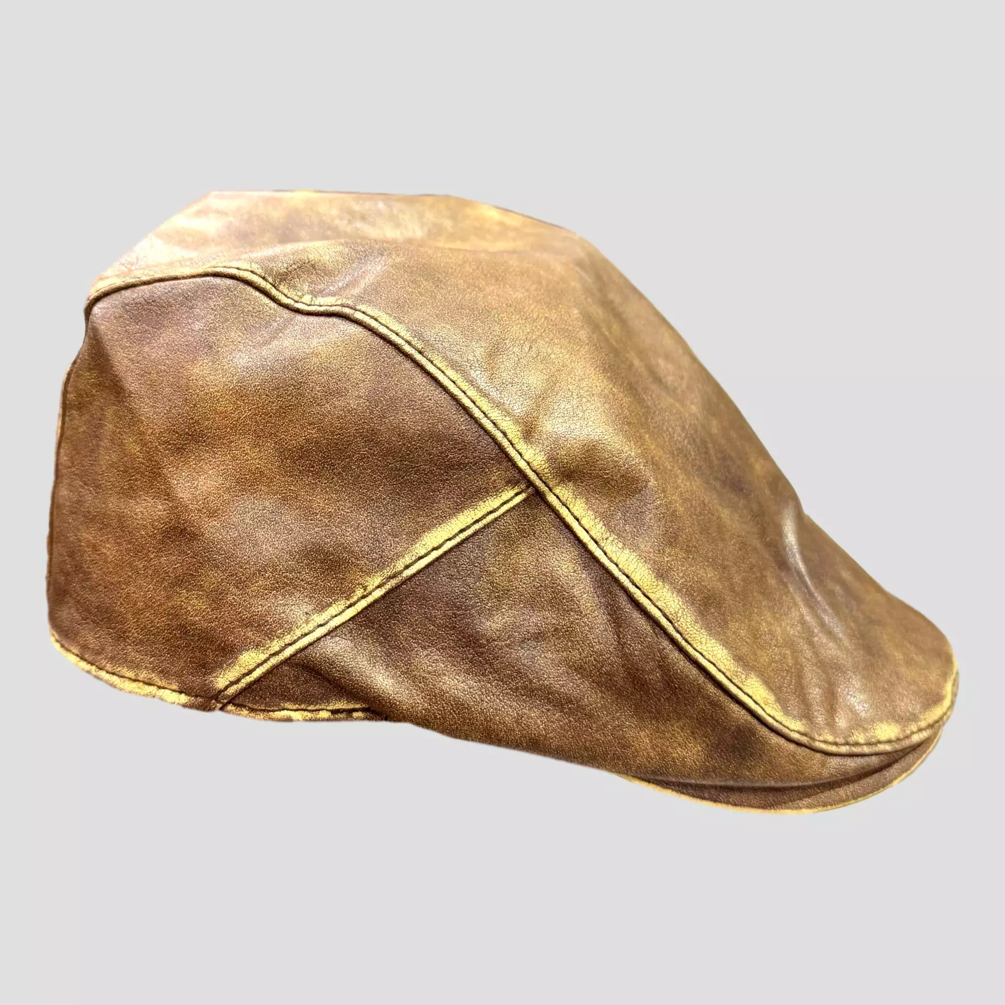 Torpédo Marron en Cuir
