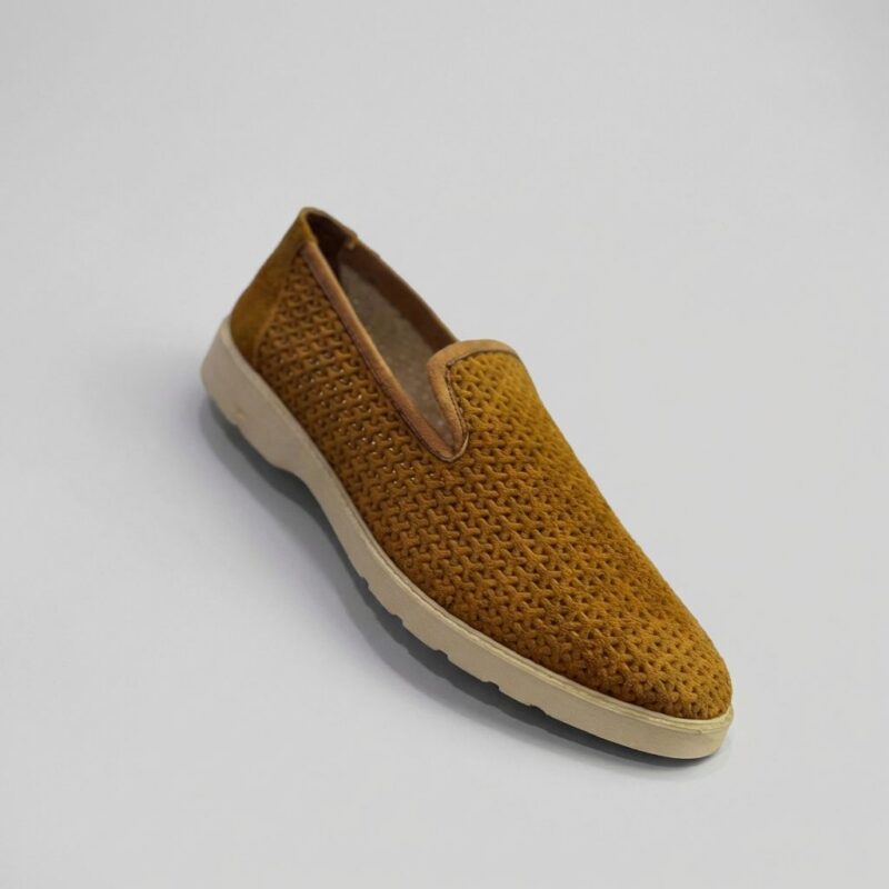 mocassin perforé pour homme